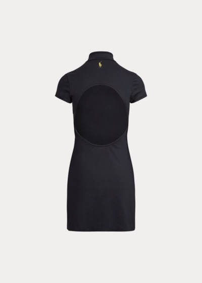 Vestidos Polo Ralph Lauren Mujer Negros - Stretch Quarter-Zip - XIAHD1603